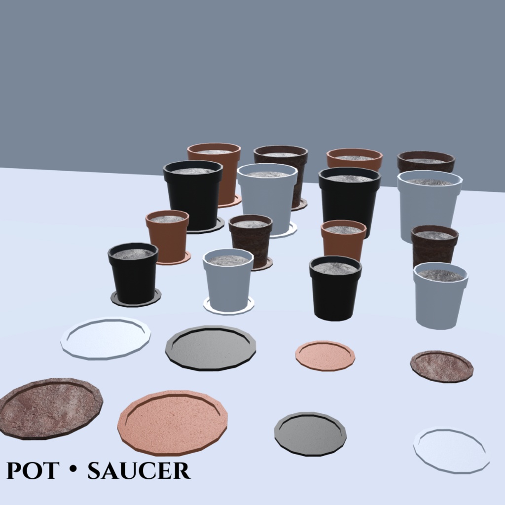 【VRChat想定】観葉植物(146点)