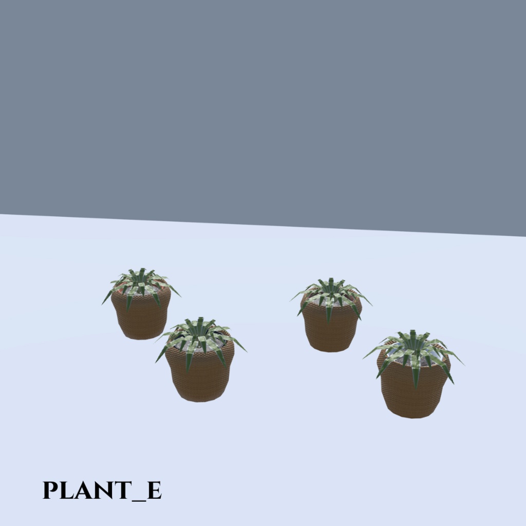 【VRChat想定】観葉植物(146点)