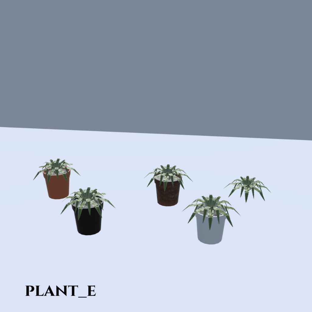 【VRChat想定】観葉植物(146点)