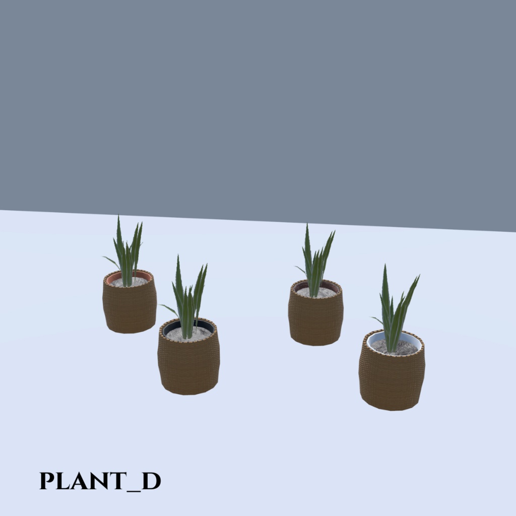 【VRChat想定】リビングアイテムセット(219点)