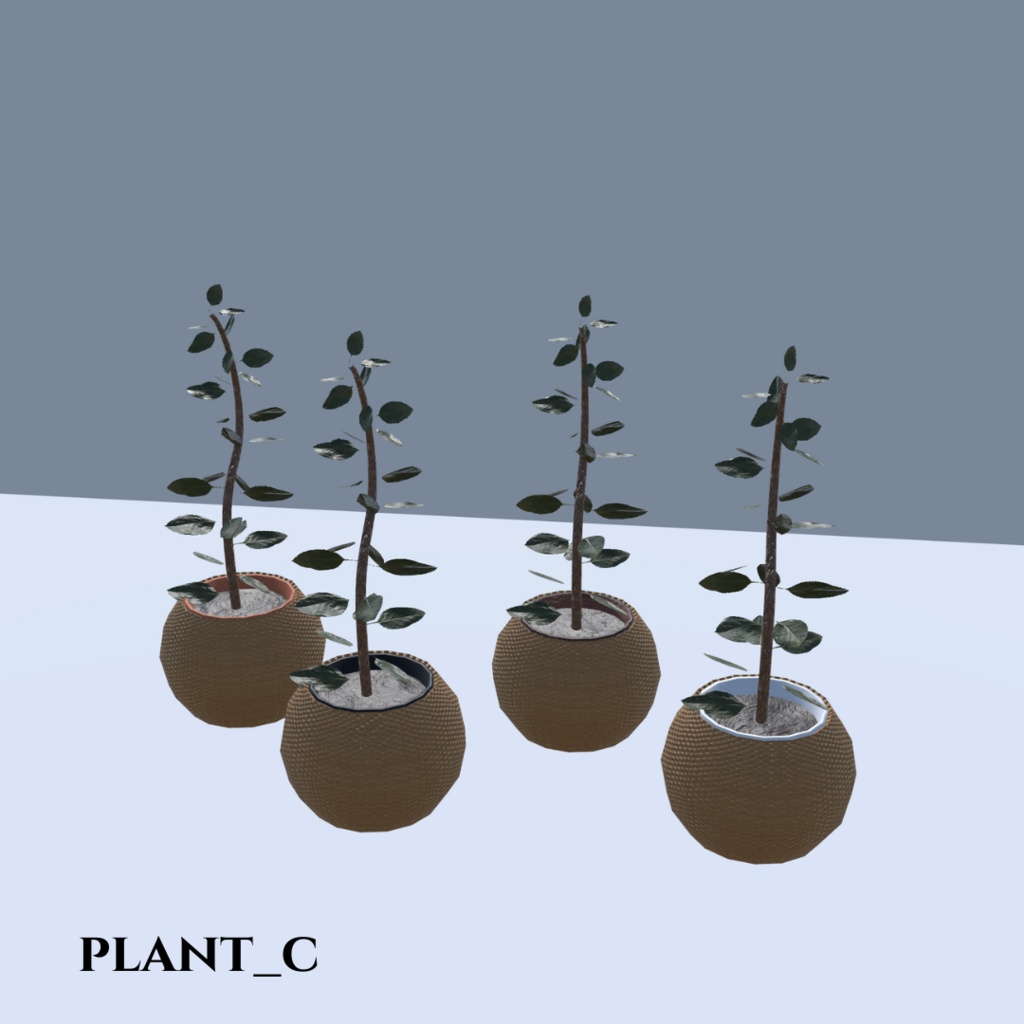 【VRChat想定】リビングアイテムセット(219点)