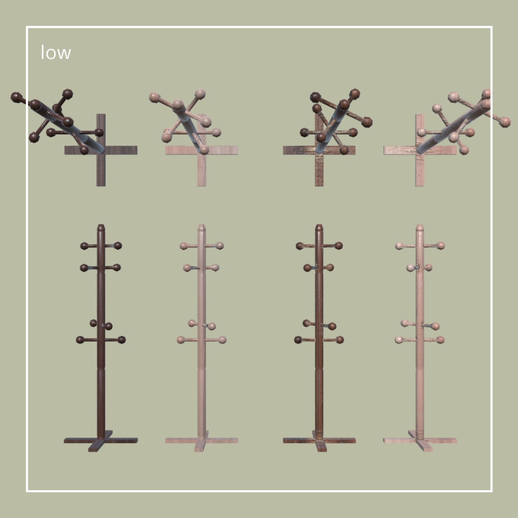 【VRChat想定】リビングアイテムセット(219点)