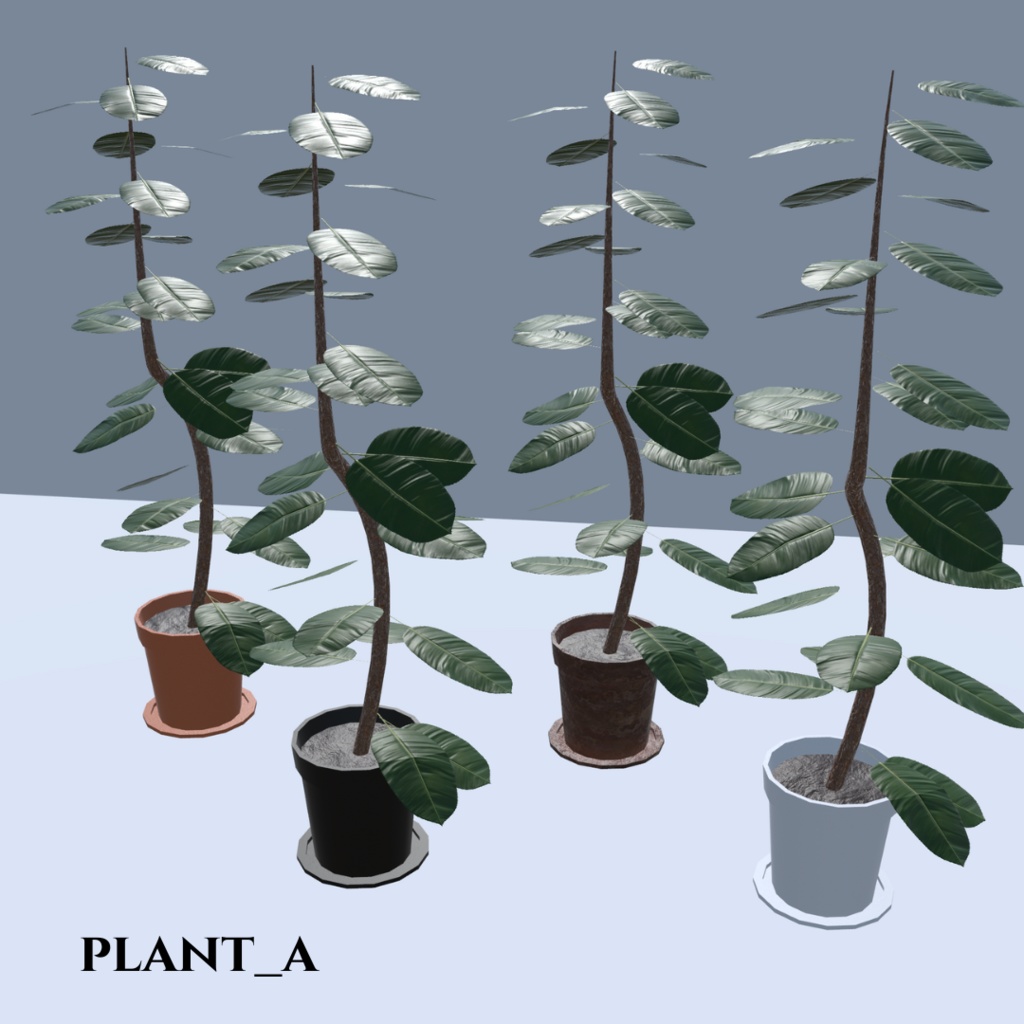 【VRChat想定】リビングアイテムセット(219点)