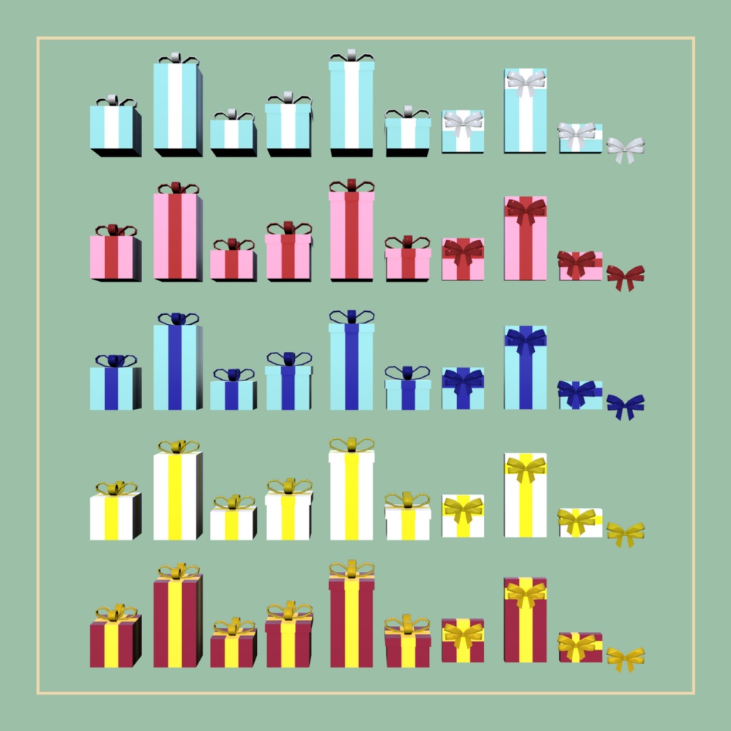 プレゼントボックス(100点)