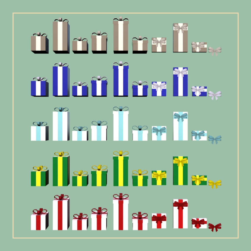 プレゼントボックス(100点)