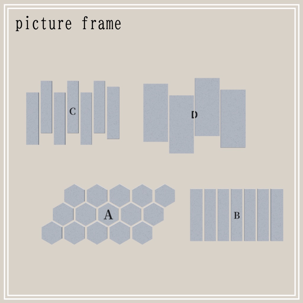【VRChat想定】カウンターセット