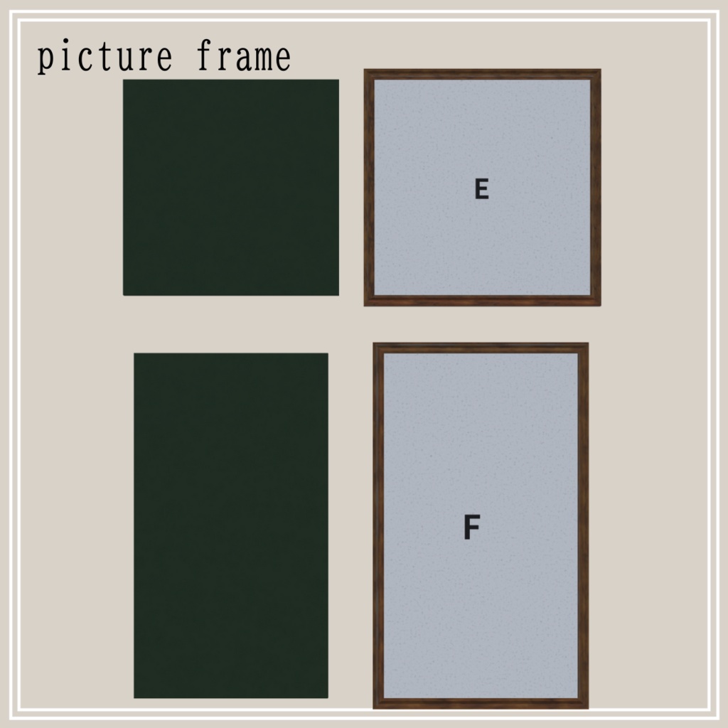 【VRChat想定】カウンターセット