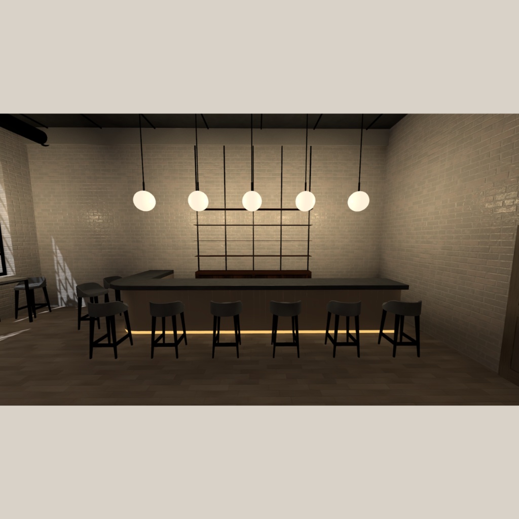 【VRChat想定】Cafe&Bar