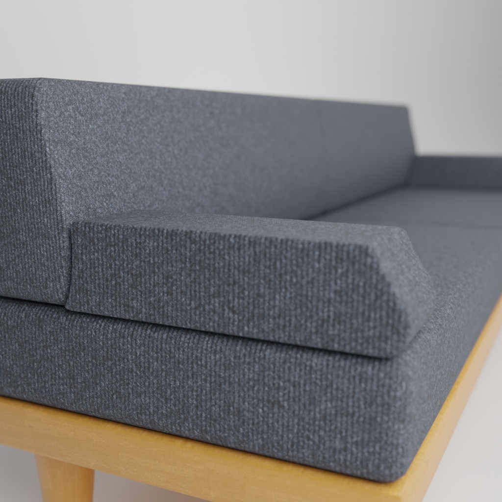 【VRChat想定】ソファ(2色・8点)