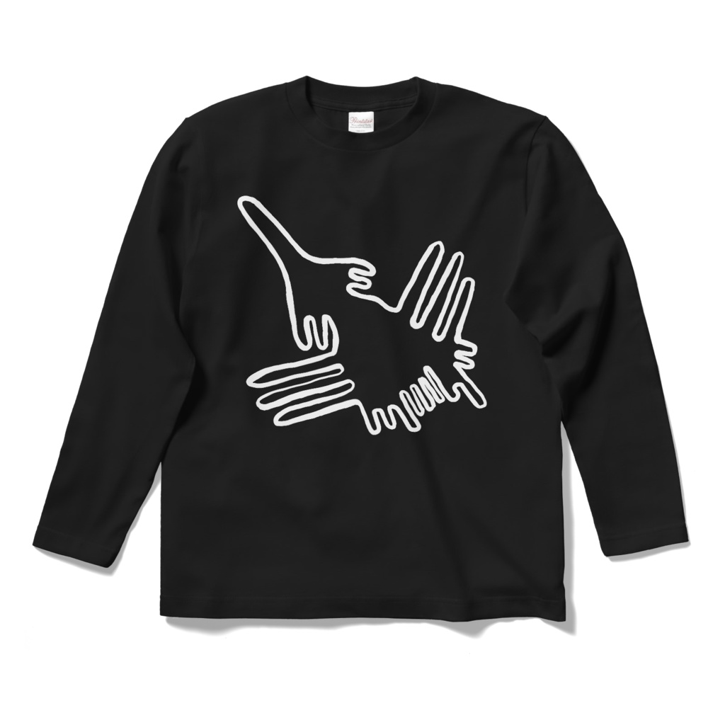 イヌワシの地上絵（黒）