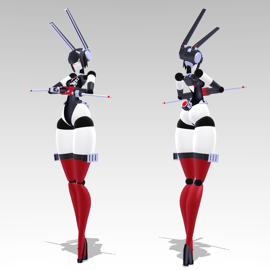 Framedoll Jacqli the Black rabbit