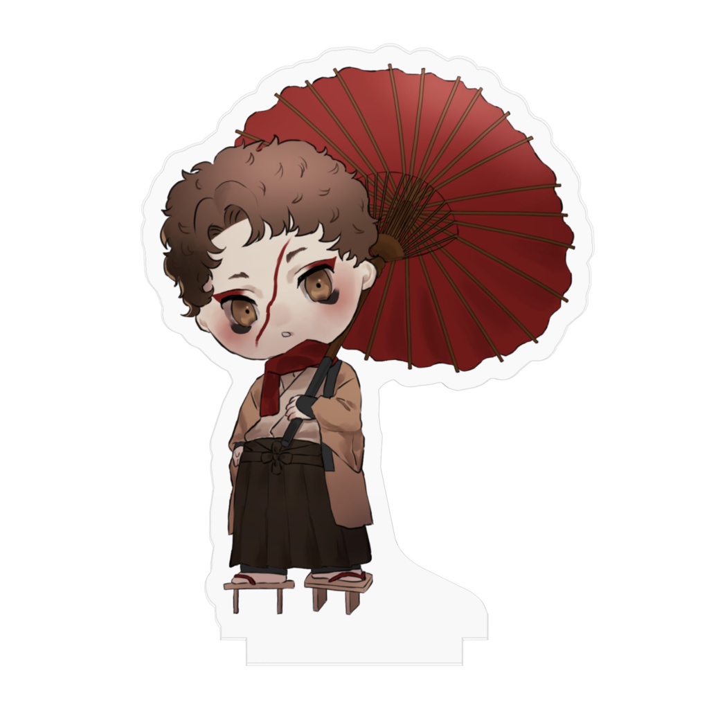 微かな寒さ 傘差しアクスタ