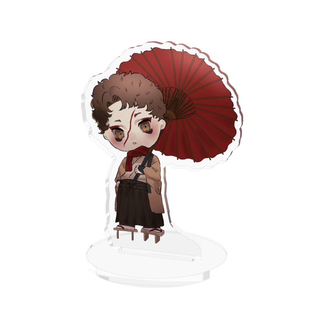 微かな寒さ 傘差しアクスタ