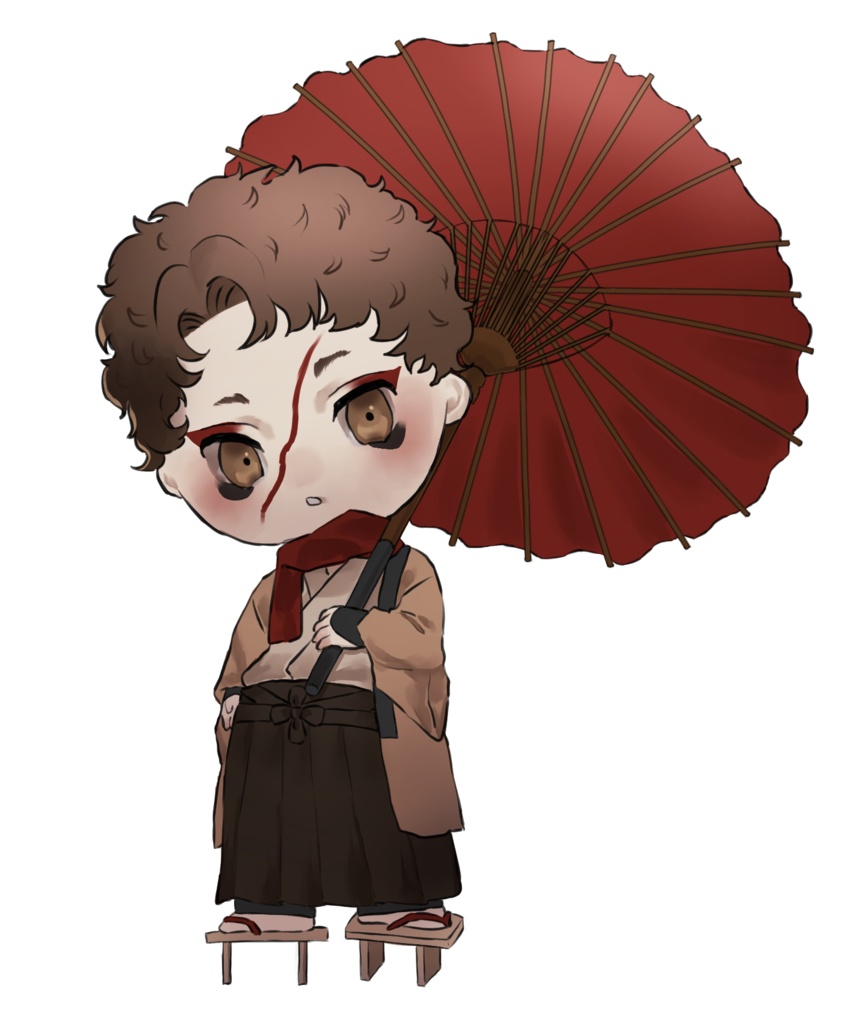 微かな寒さ 傘差しアクスタ