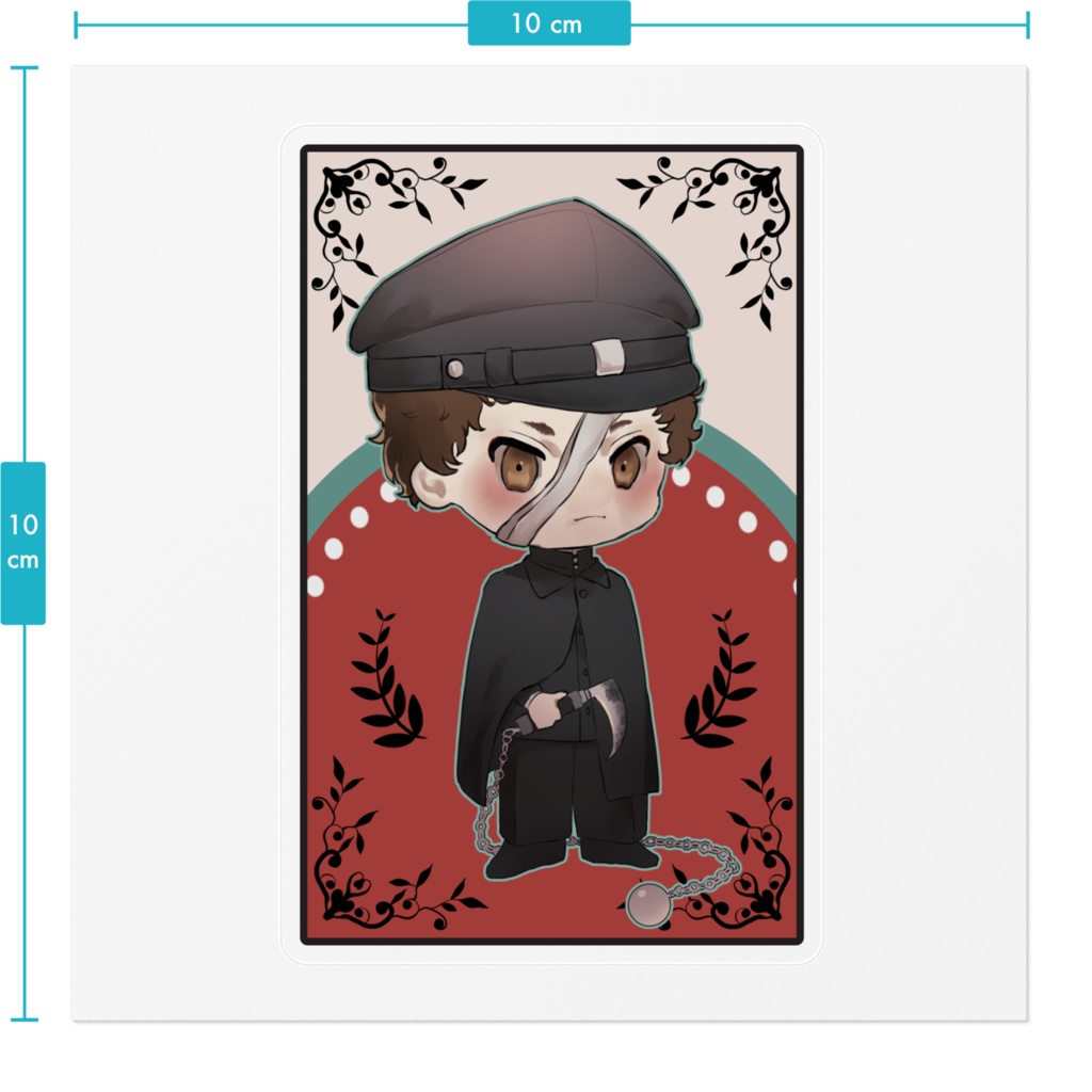 明治レトロ 書生ステッカー