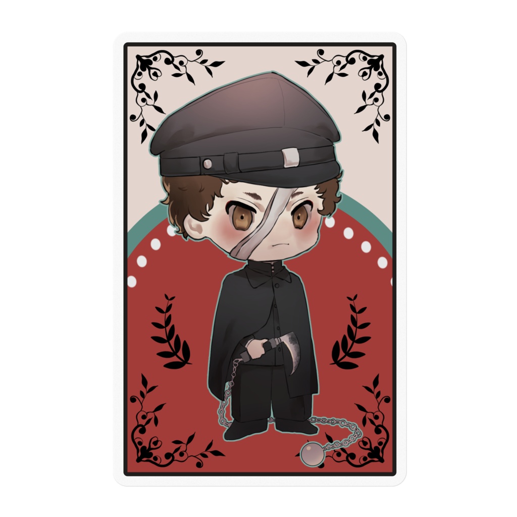 明治レトロ 書生ステッカー