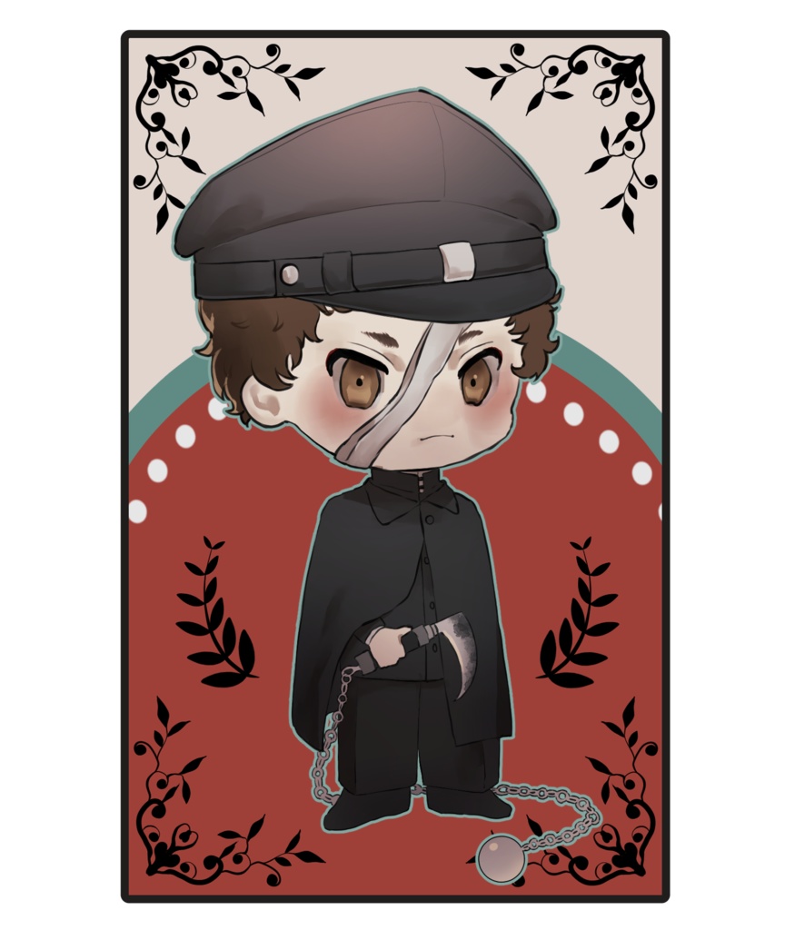 明治レトロ 書生ステッカー