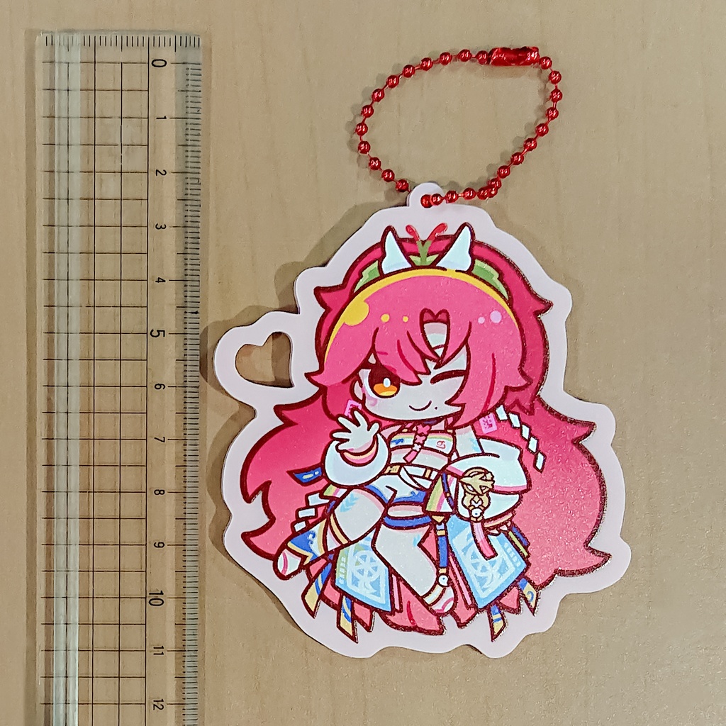 【ユニプロ二次創作作品】日向海フェニカちゃんカラーアクリルキーホルダー