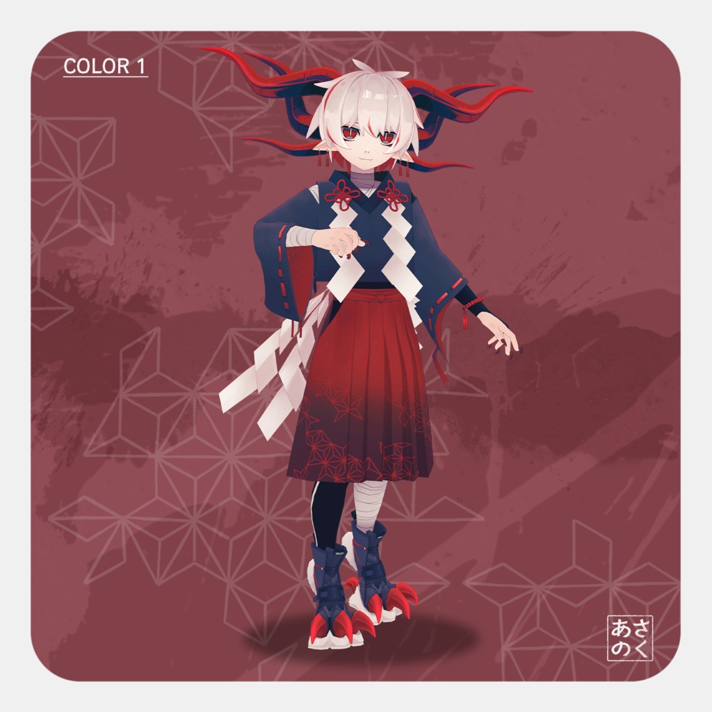 あさのく / Asanoku 3Dモデル