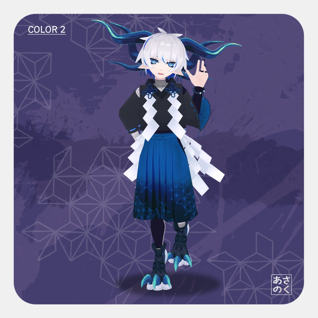 あさのく / Asanoku 3Dモデル