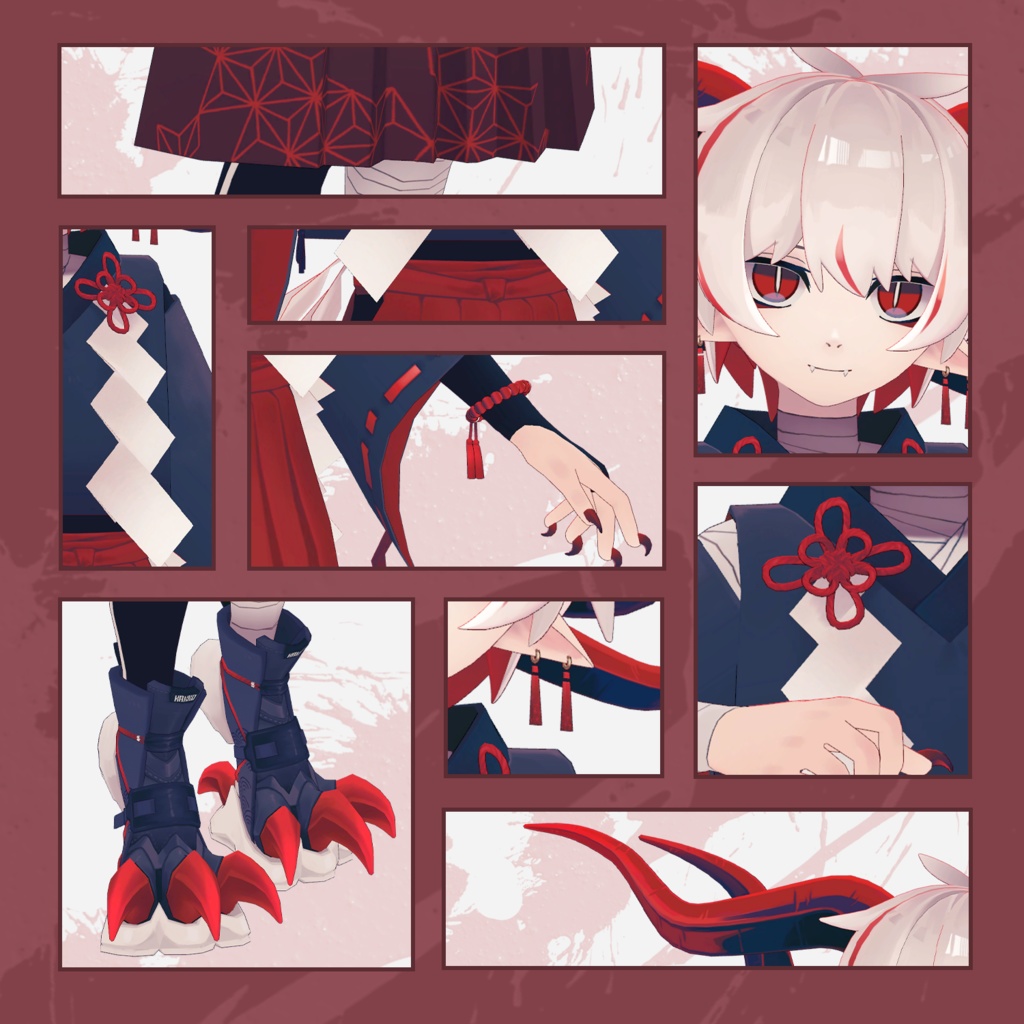 あさのく / Asanoku 3Dモデル