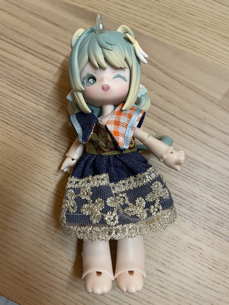 レトロピューリタンカラーワンピ