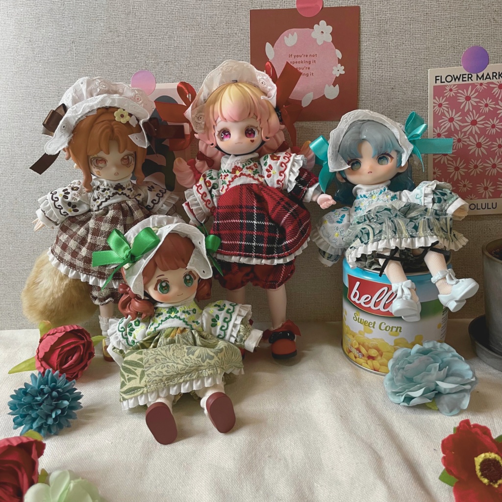 メキシコ刺繍風ドレスセット