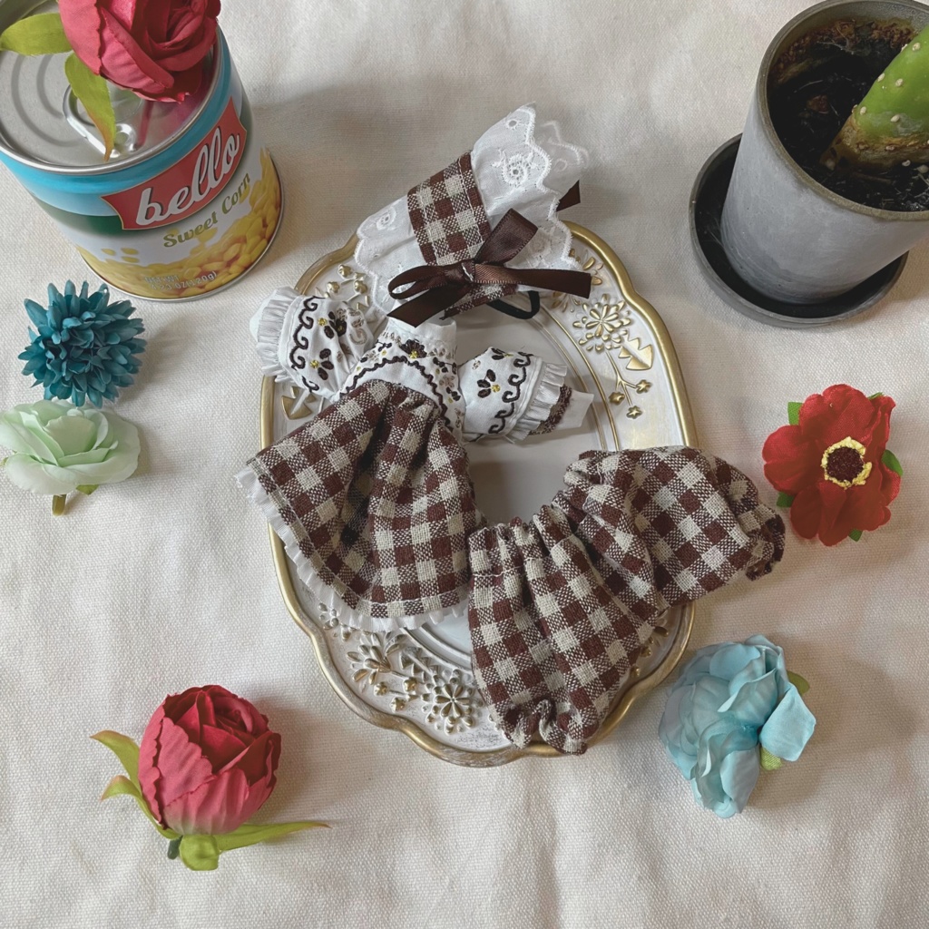 メキシコ刺繍風ドレスセット