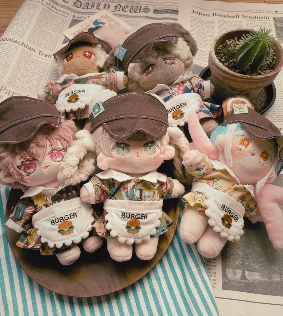 レトロダイナーワンピセット10cm&15cm