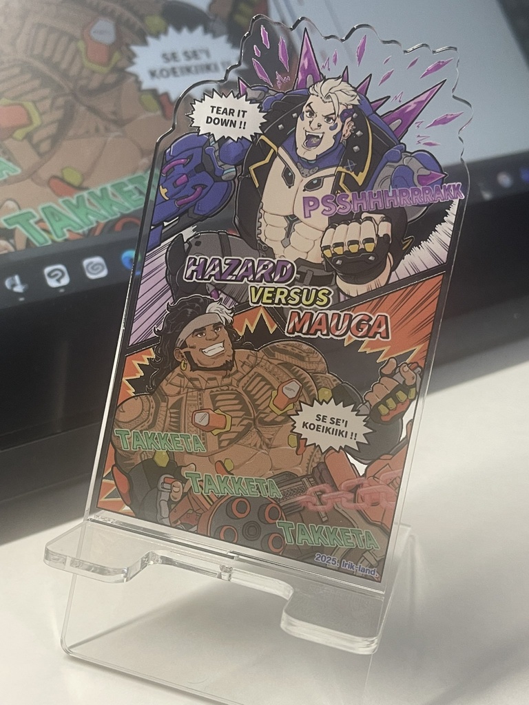 ハザード vs マウガ スマートフォンスタンド Hazard vs Mauga Smartphone Stand