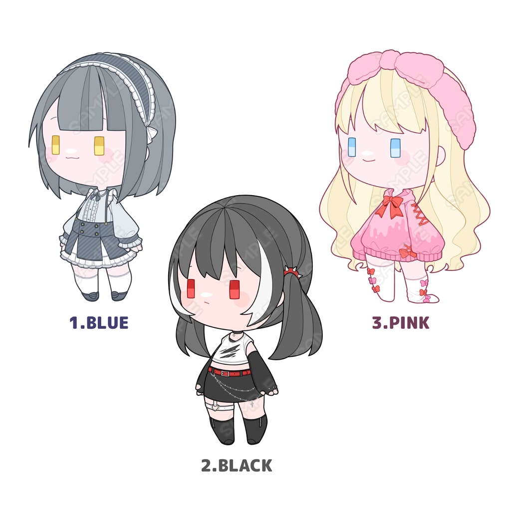 【全5種】ミニキャライラスト素材