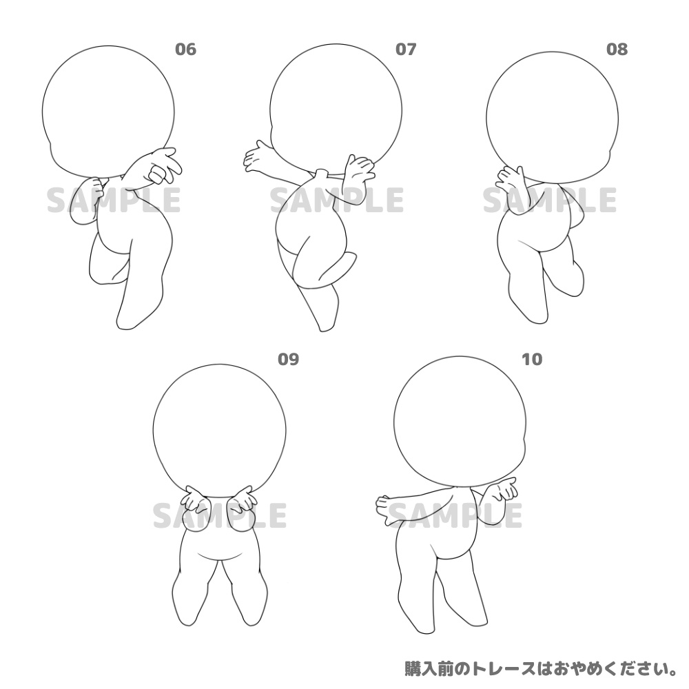 【全10種】デフォルメアイドル素体