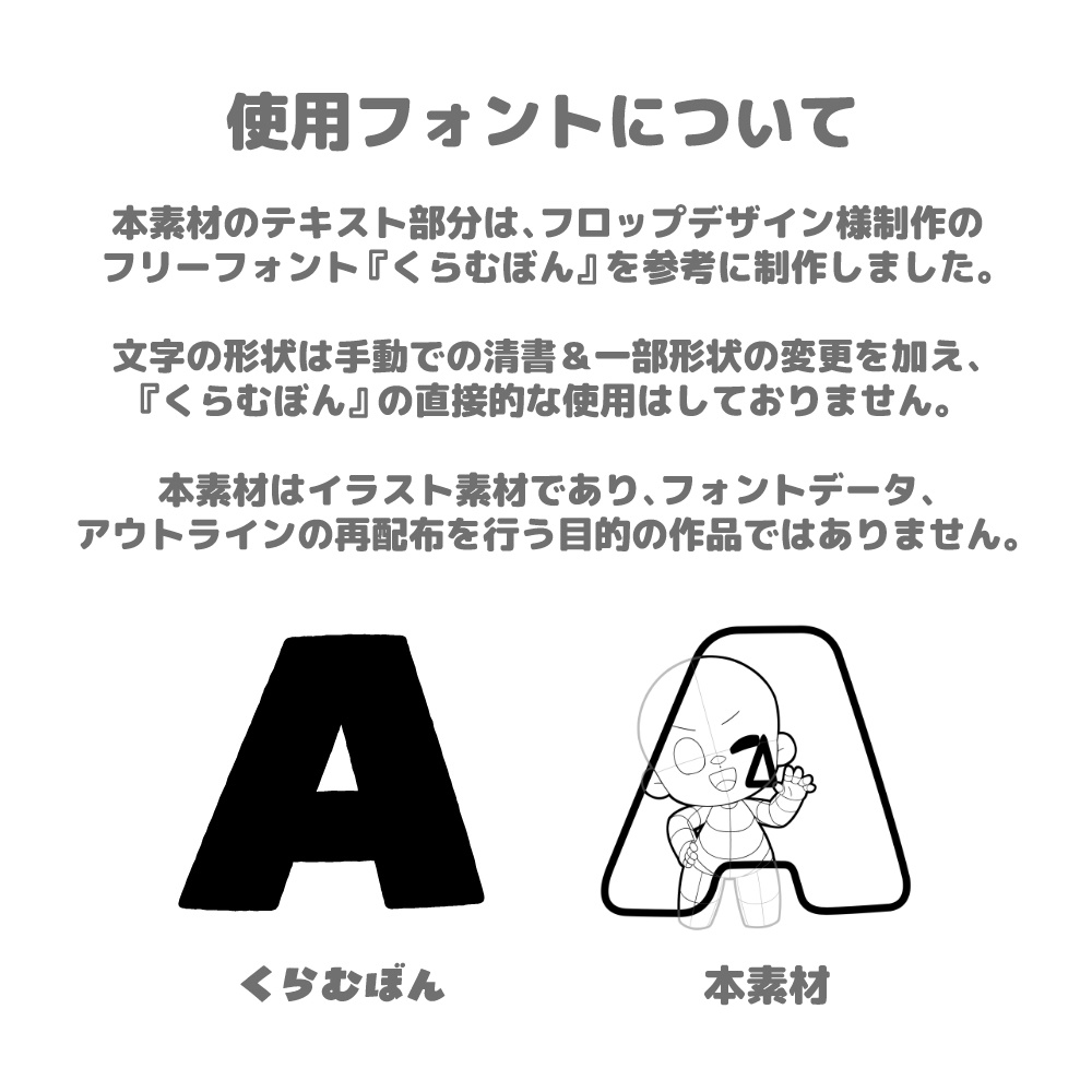 【全26+1種】デフォルメABC素体