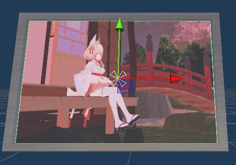 雨ノ神社の写真立て