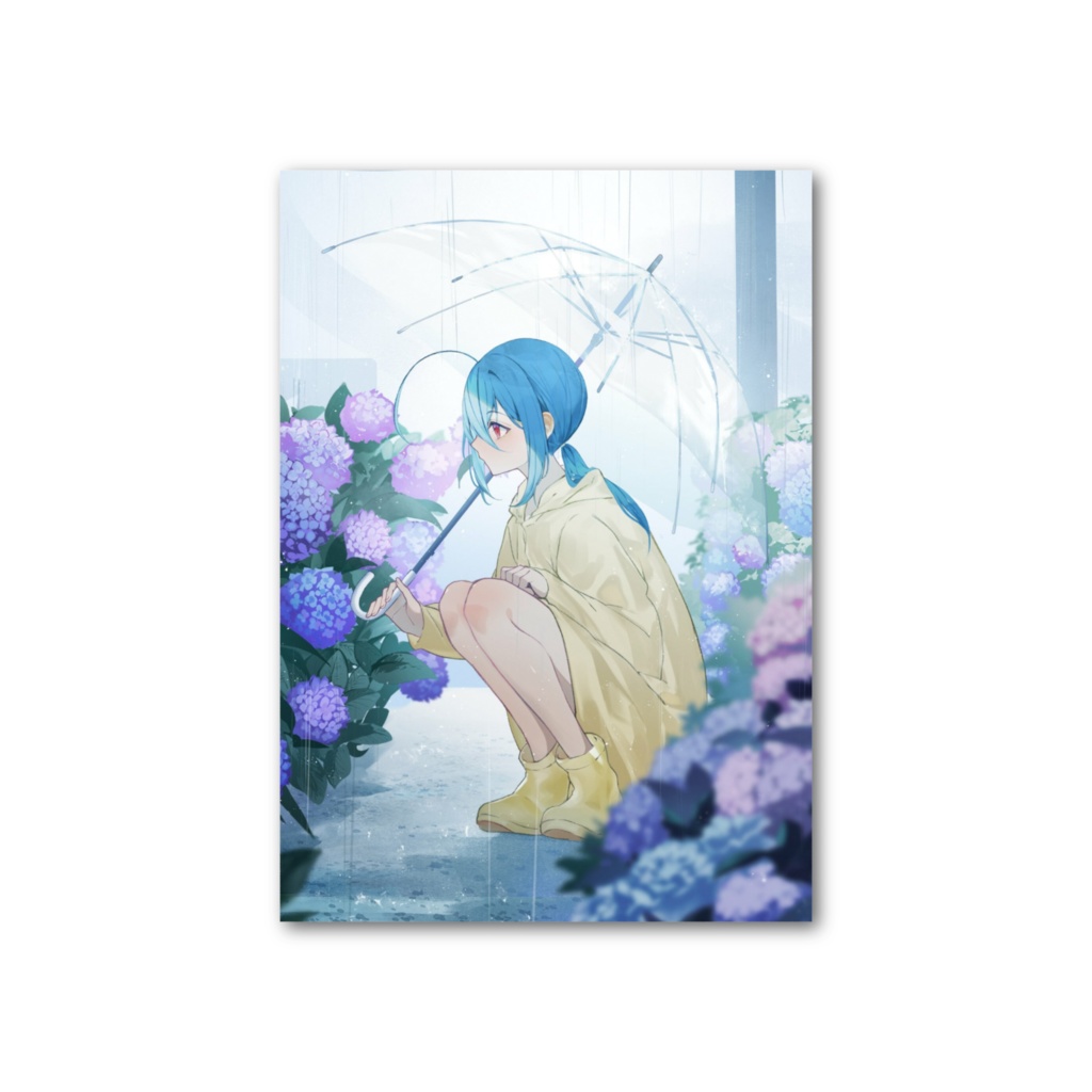 梅雨な空ちゃん フォト風カード