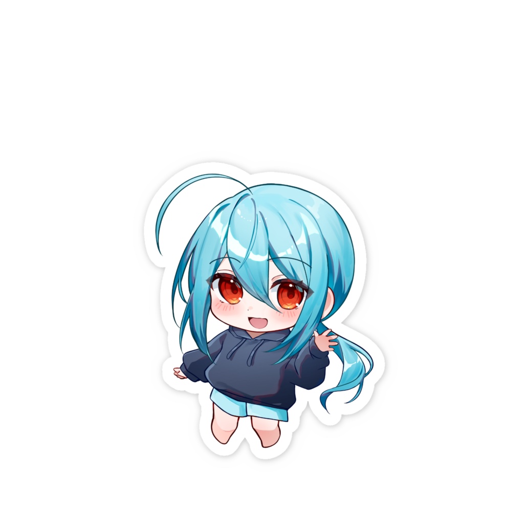 ちび空ちゃん スマホステッカー