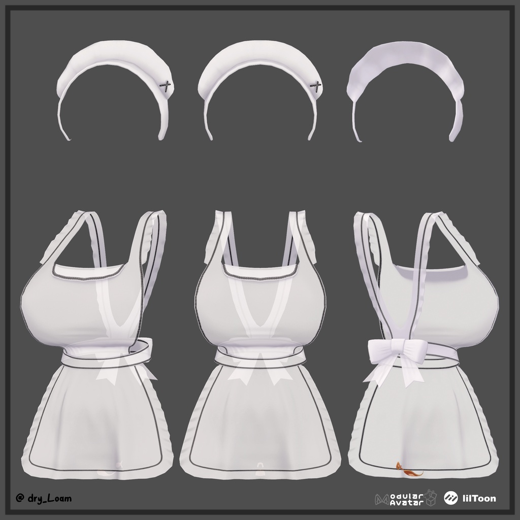 【3アバター対応】Barely Apron 🎉発売記念SALE🎉