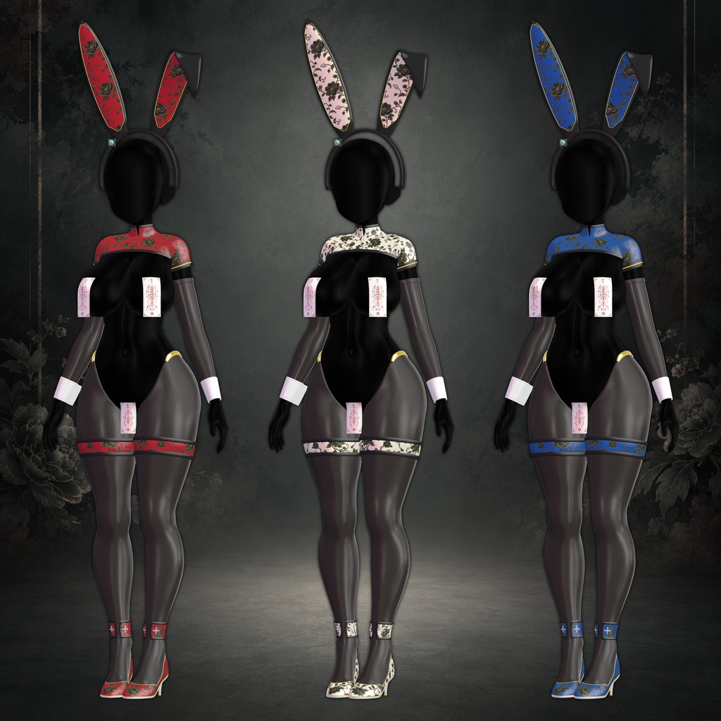 【発売記念50%OFF】Silk Bunny|チャイナ風・逆バニー衣装
