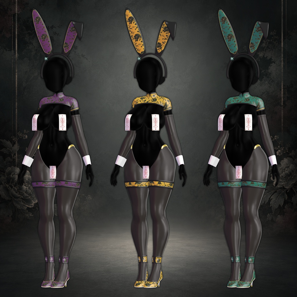 【発売記念50%OFF】Silk Bunny|チャイナ風・逆バニー衣装
