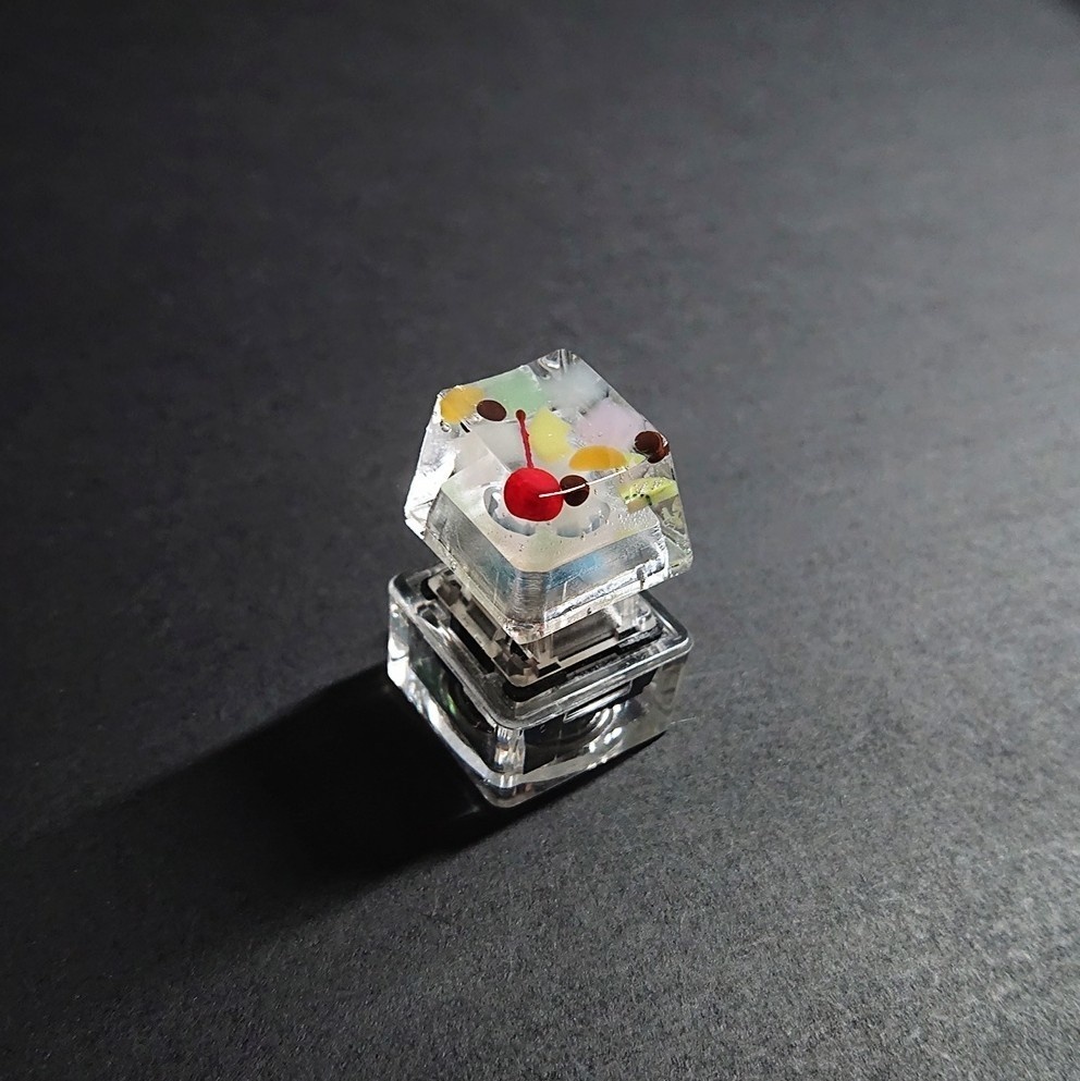 ▷フルーツみつ豆キーキャップ◁受注生産