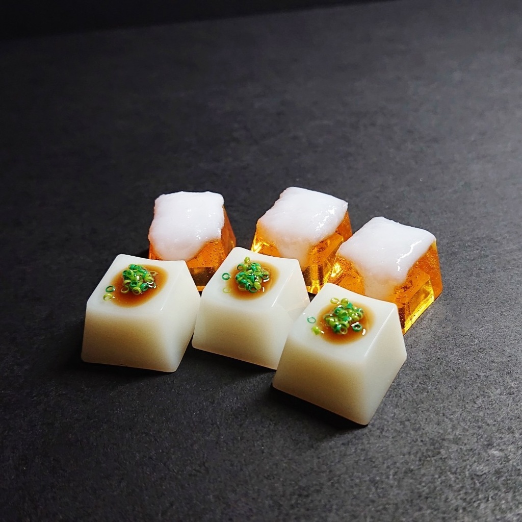 ▷冷奴キーキャップ◁