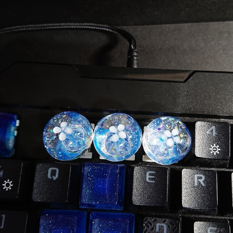 ▷Jellyfish headキーキャップ◁