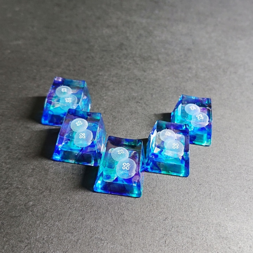 ▷水彩海月キーキャップ◁受注生産