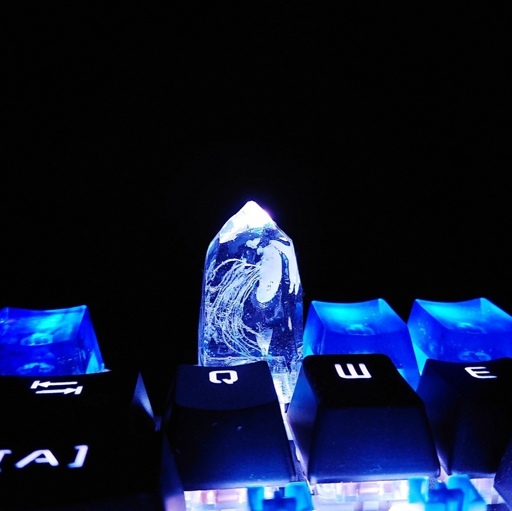 ▷海月水晶キーキャップ◁