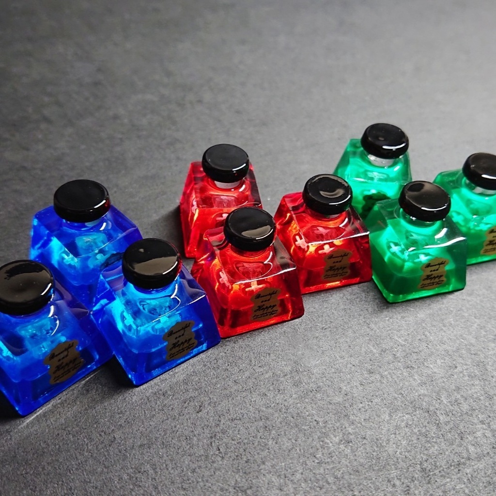 ▷インク瓶キーキャップ◁