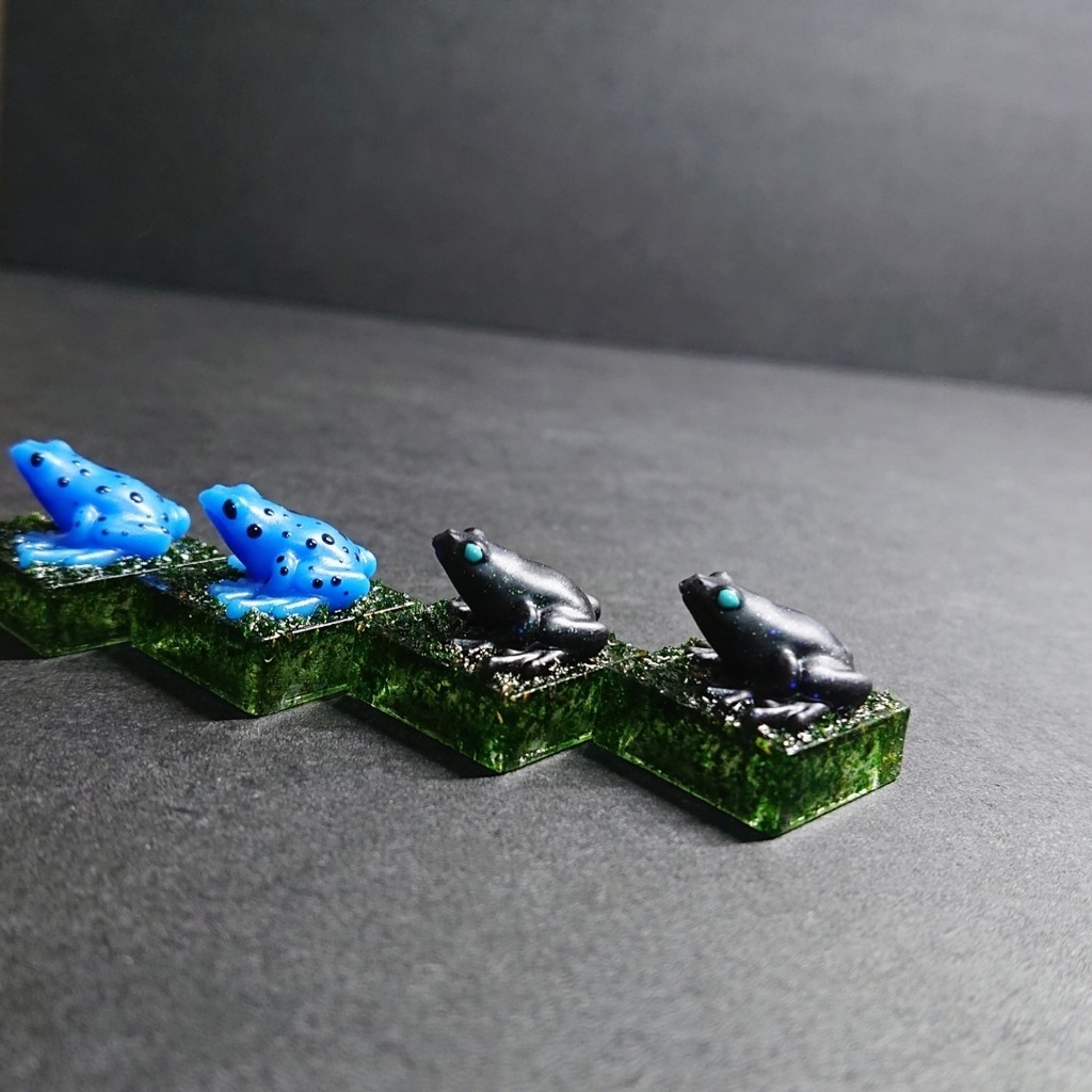 ▷湿地のカエルキーキャップ◁