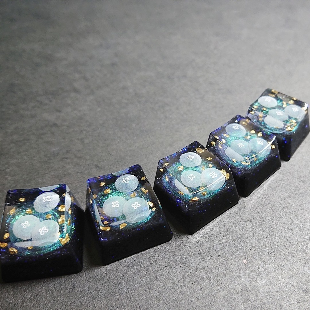▷宇宙海月キーキャップ◁