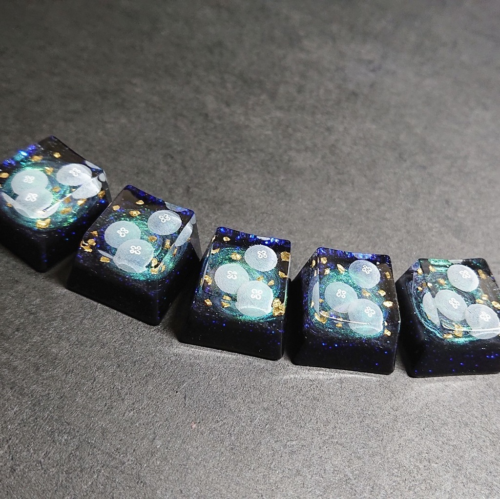 ▷宇宙海月キーキャップ◁
