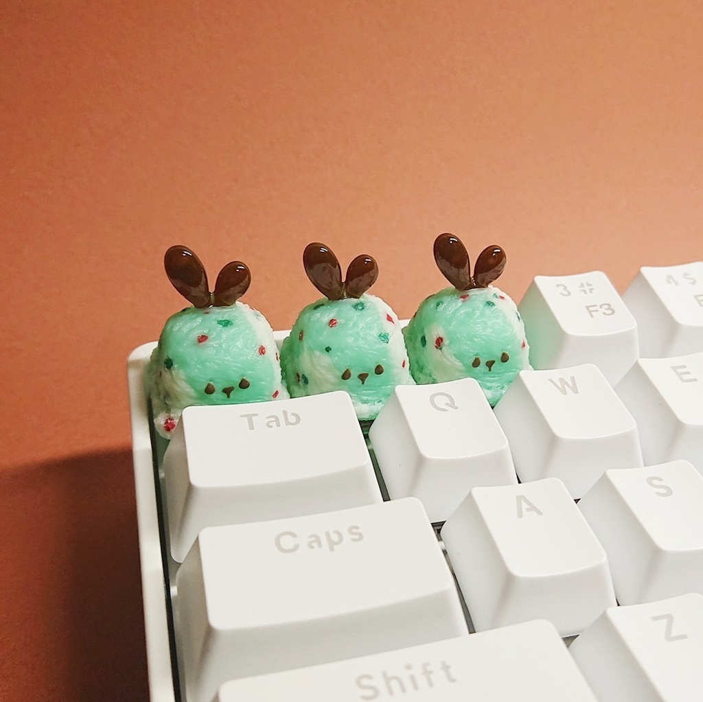 ▷うさちゃんアイスキーキャップ◁ポッピングシャワー