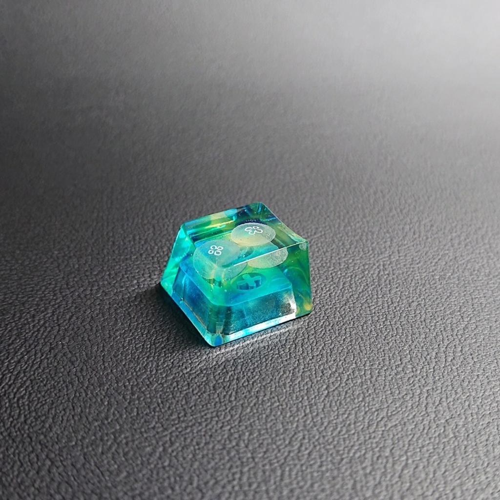 ▷水彩海月~different color~キーキャップ◁